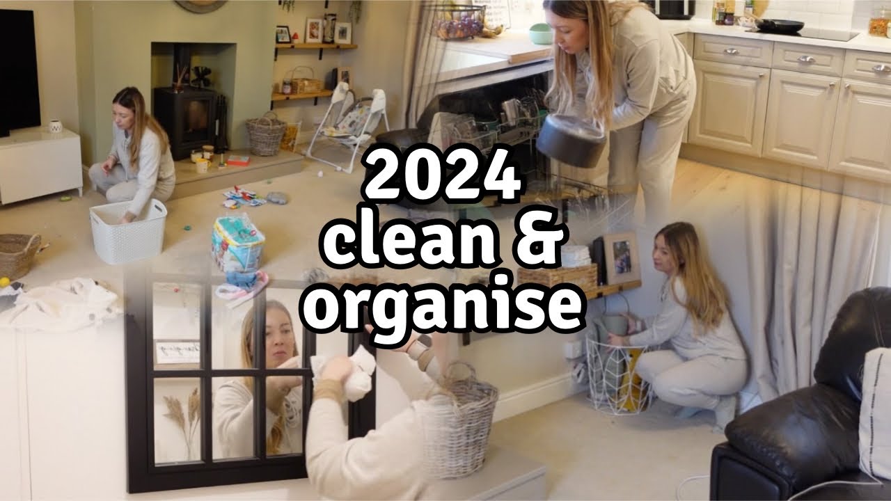 TRASHED HOUSE RESET ~ REALISTIC * CLEANING MOTIVATION | Declutter, Clean & Organise with me FAST!!