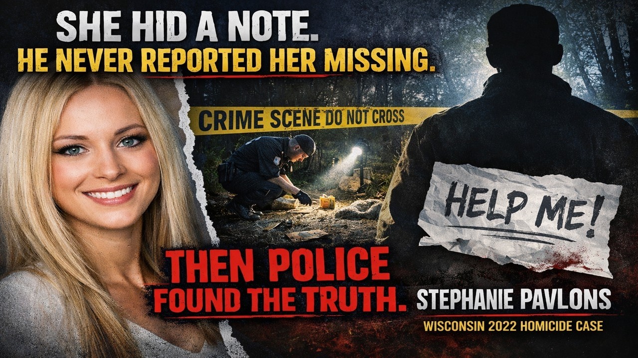 She Hid a Note. He Never Reported Her Missing. Then Police Found the Truth. | Stephanie Pavlons