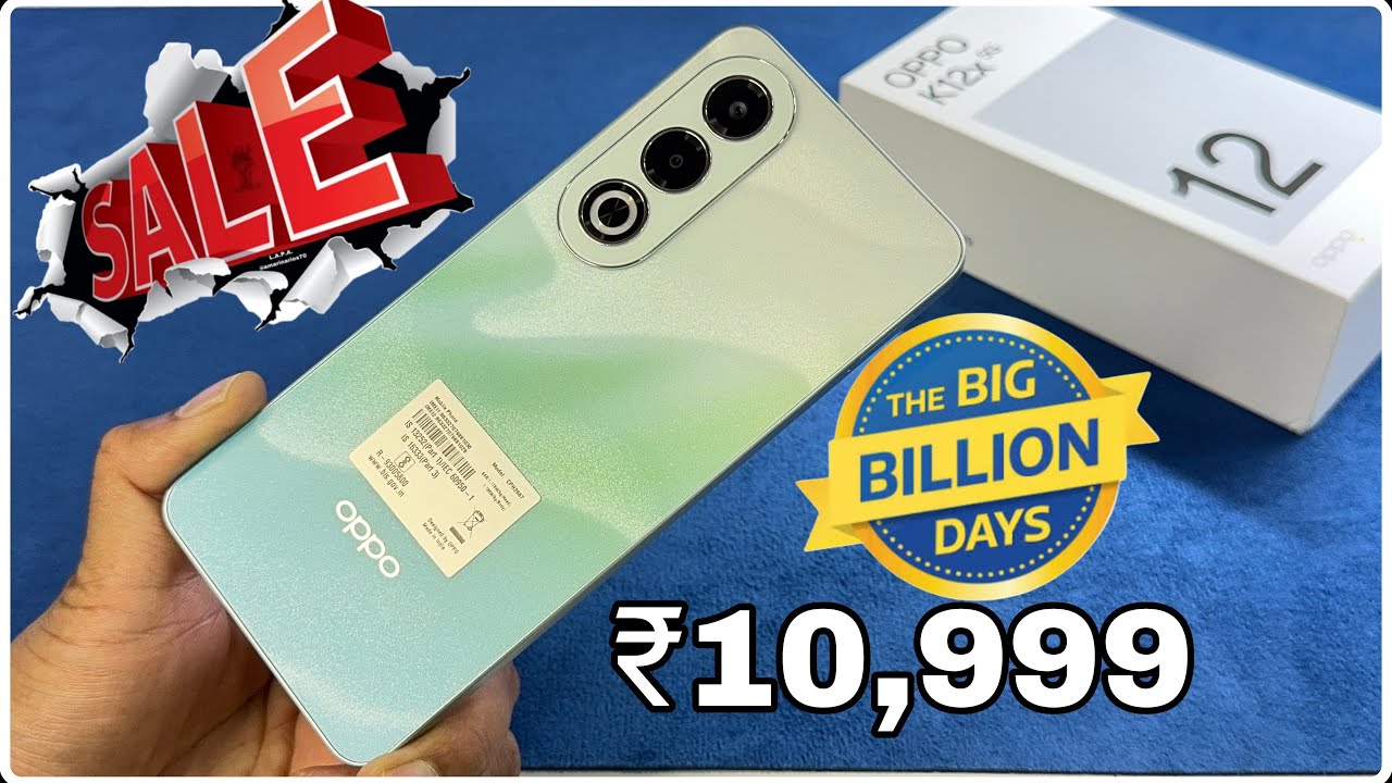 Oppo K12X Unboxing + Big Billion Days Sale Flipkart Price Drop 2024