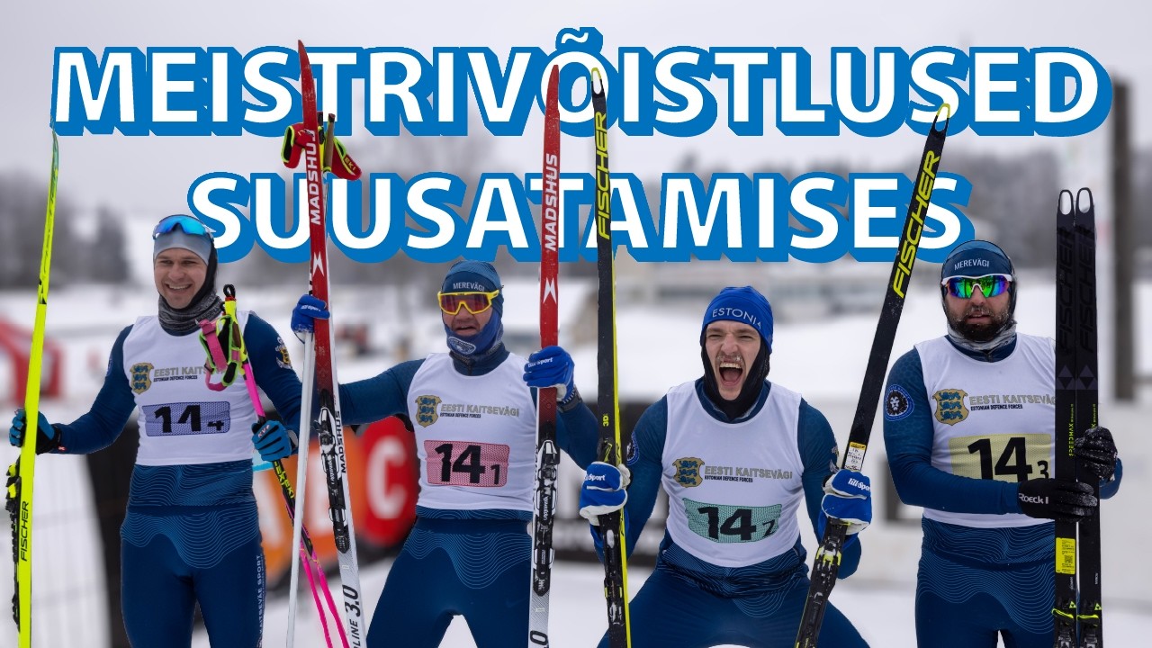 Kaitseväelased vallutasid Haanja suusarajad