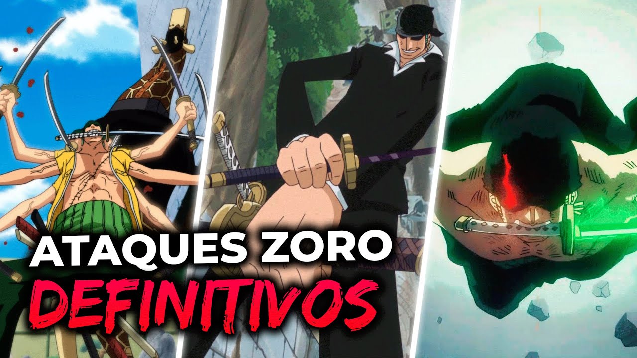 Cada ATAQUE FINAL de ZORO en ONE PIECE