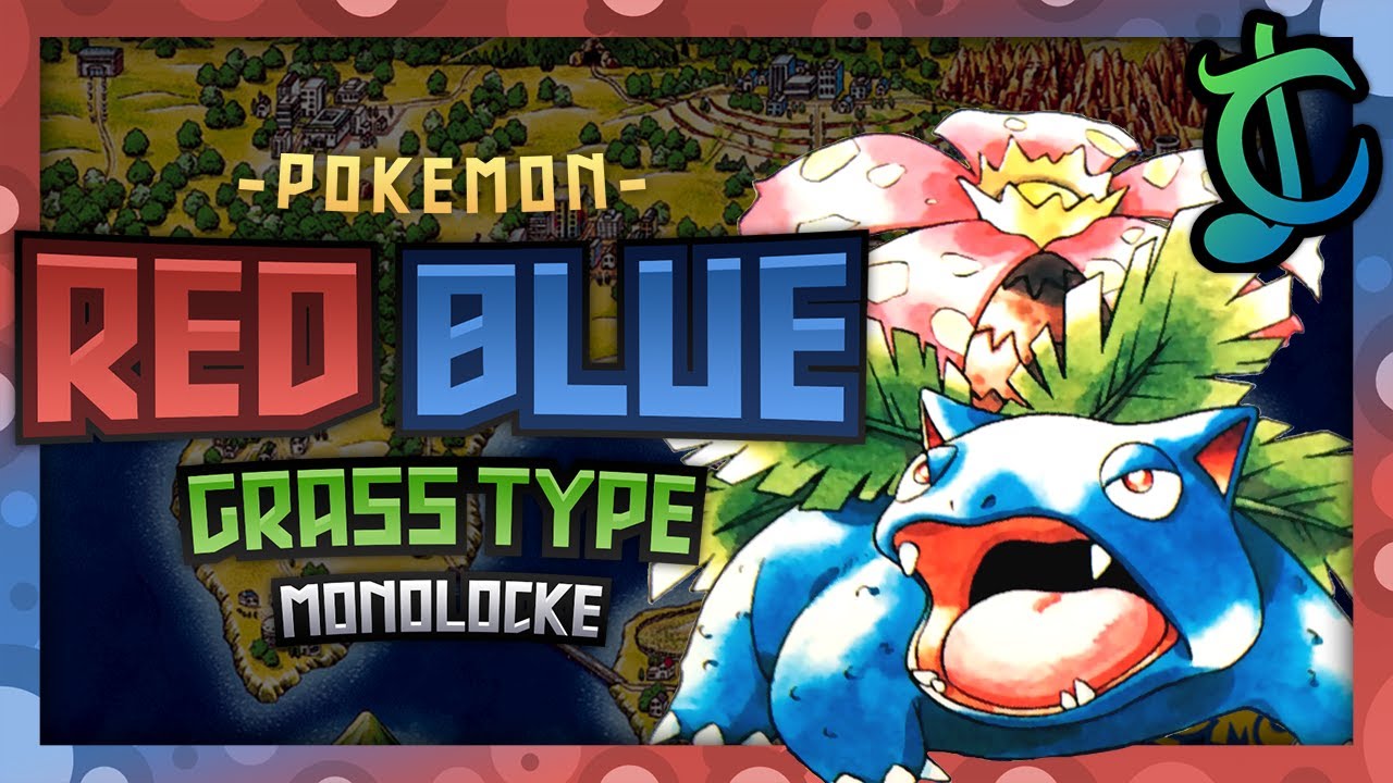 Pokémon Red/Blue Hardcore Nuzlocke — ТОЛЬКО ДЛЯ ТРАВЯНЫХ ТИПОВ! (Без предметов, без прокачки)