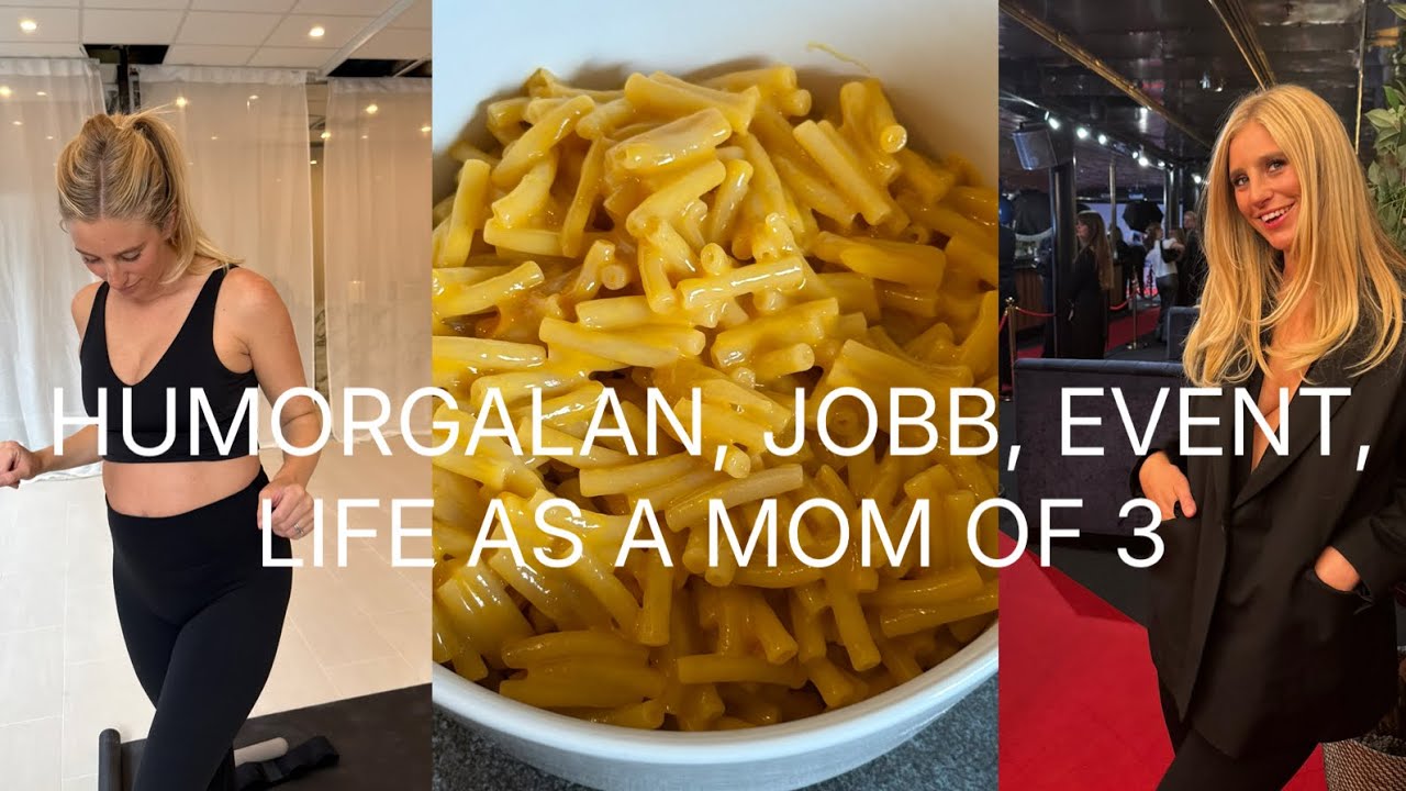 Måndag-Fredag jobb, gala, mom life 