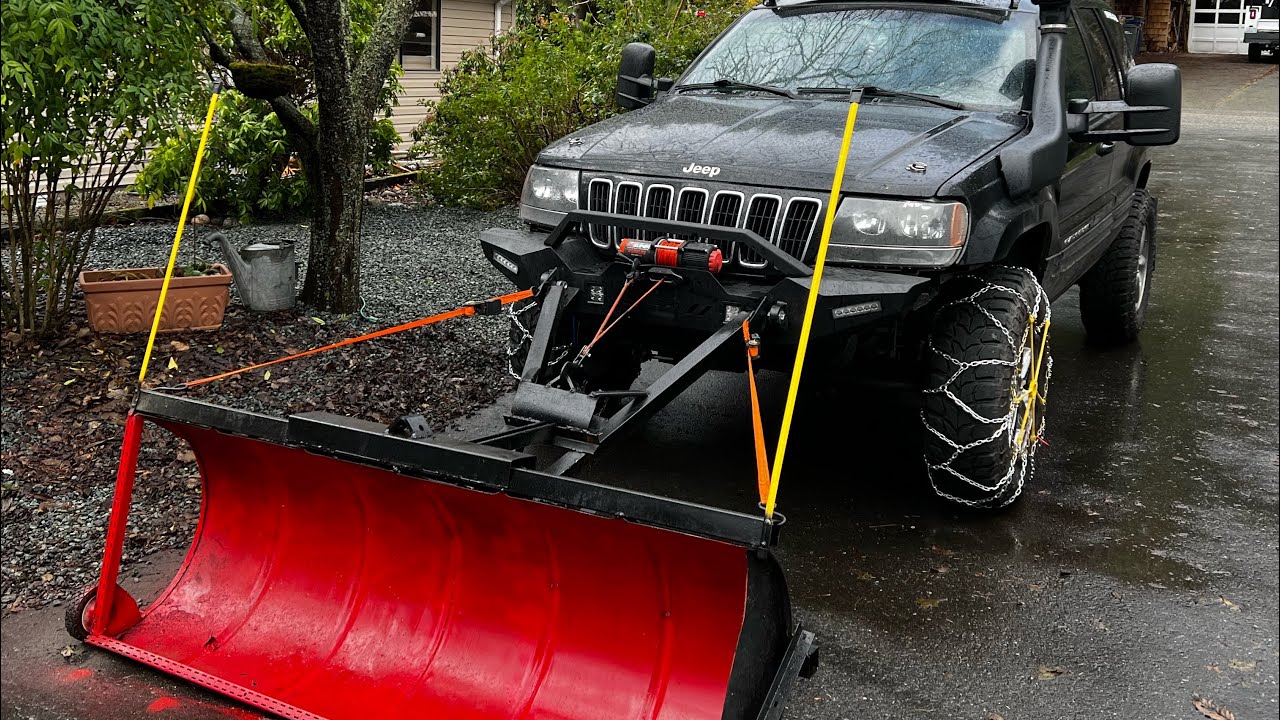 Building A Snow Plow For My Jeep WJ
