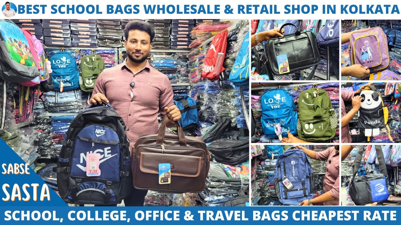Best School Bags, Office Bags Wholesale Shop in Kolkata | Cheapest Prices & Premium Quality