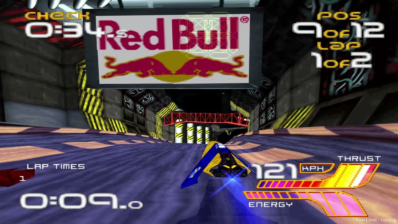 Wipeout XL - HD PS1 Gameplay - DuckStation