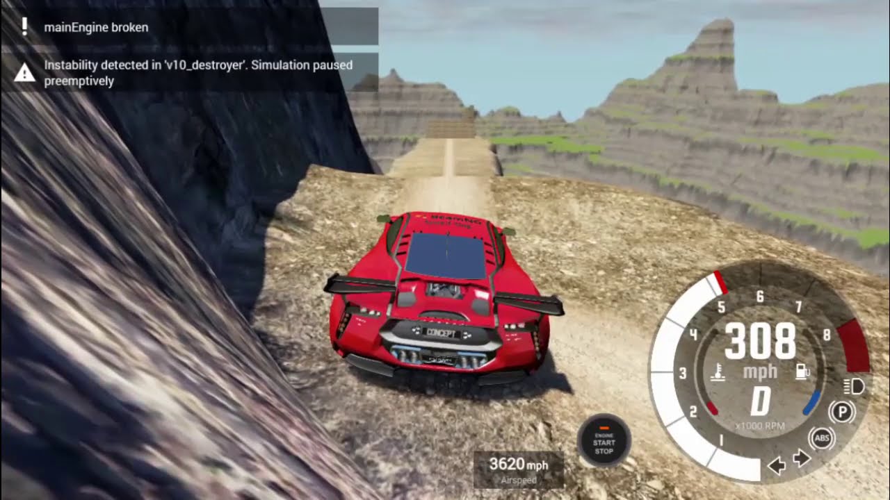 messing with the v10 destroyer beam.ng