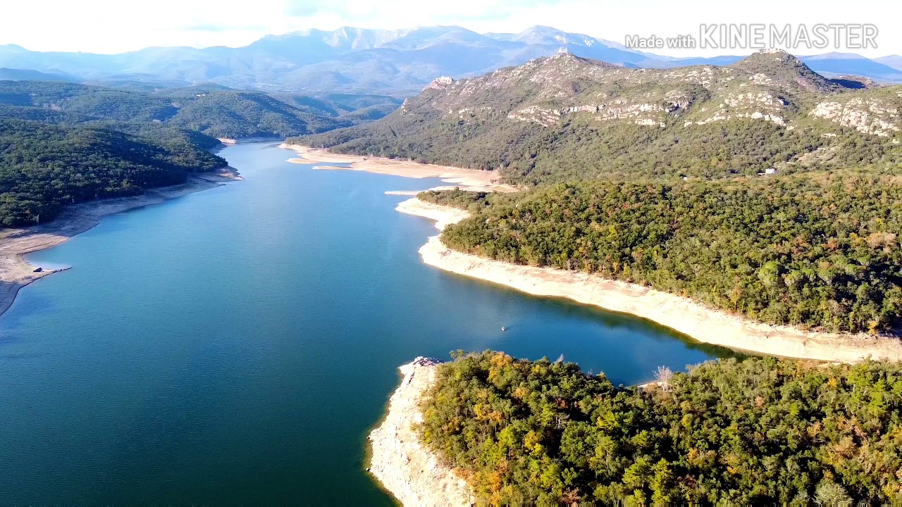 Cinématic Mavic mini Lac de barrage Darnius Espagne
