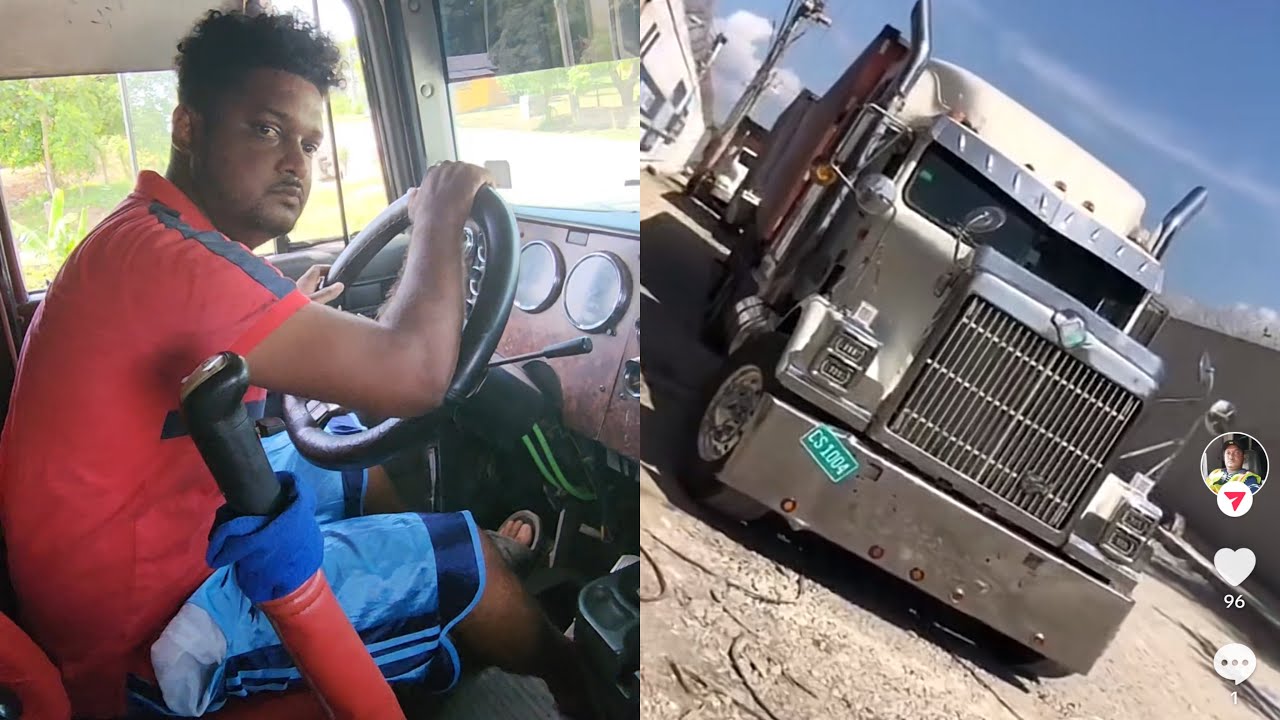 Indian 9300 with a N14 Cummins shifting with the engine Jake on!