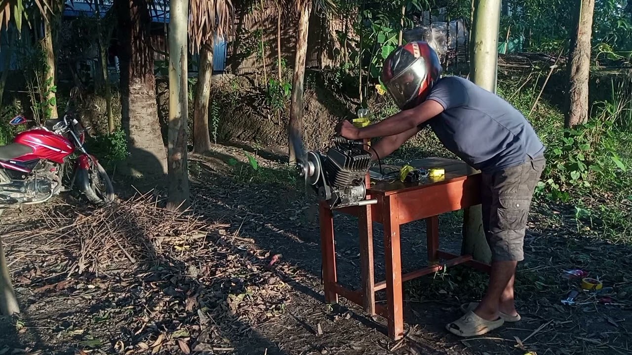 Ultralight aircraft engine test