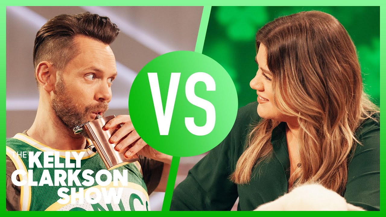 Joel McHale & Kelly Play St. Patty's Trivia Game!