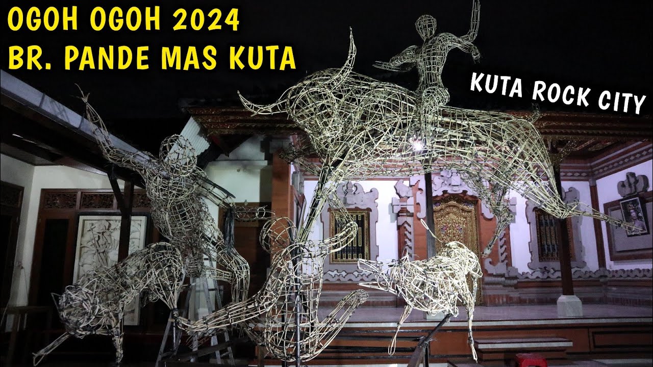 INTIP PENGERJAAN OGOH OGOH 2024 BANJAR PANDE MAS KUTA