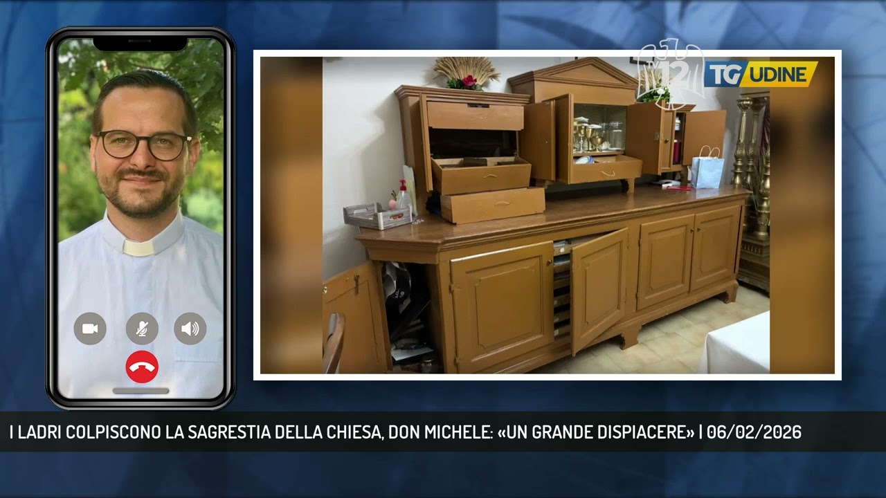 I LADRI COLPISCONO LA SAGRESTIA DELLA CHIESA, DON MICHELE: «UN GRANDE DISPIACERE» | 06/02/2026