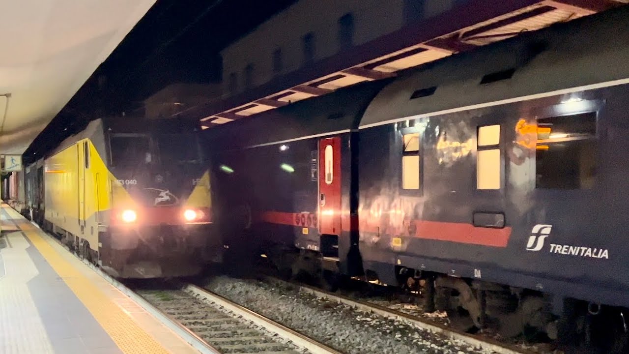IL TRENO MERCI SUPERA INCREDIBILMENTE L’INTERCITY NOTTE!
