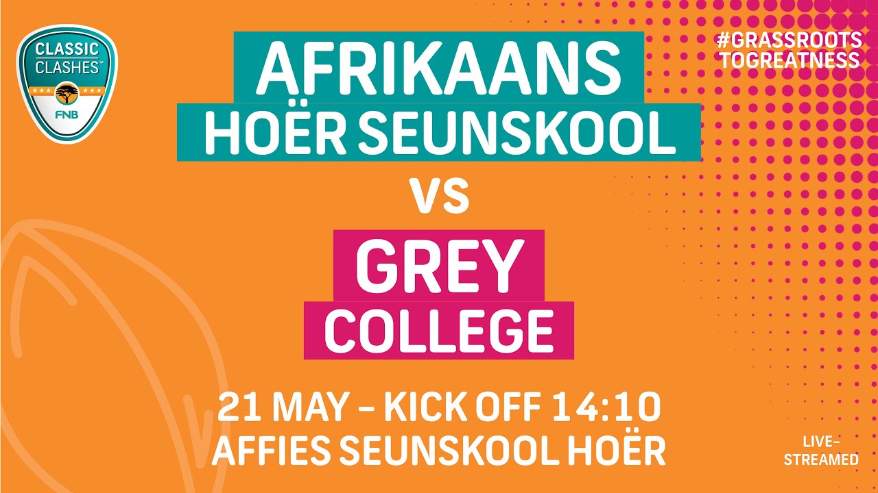 Rugby - Affies Seunskool Hoër vs Grey College