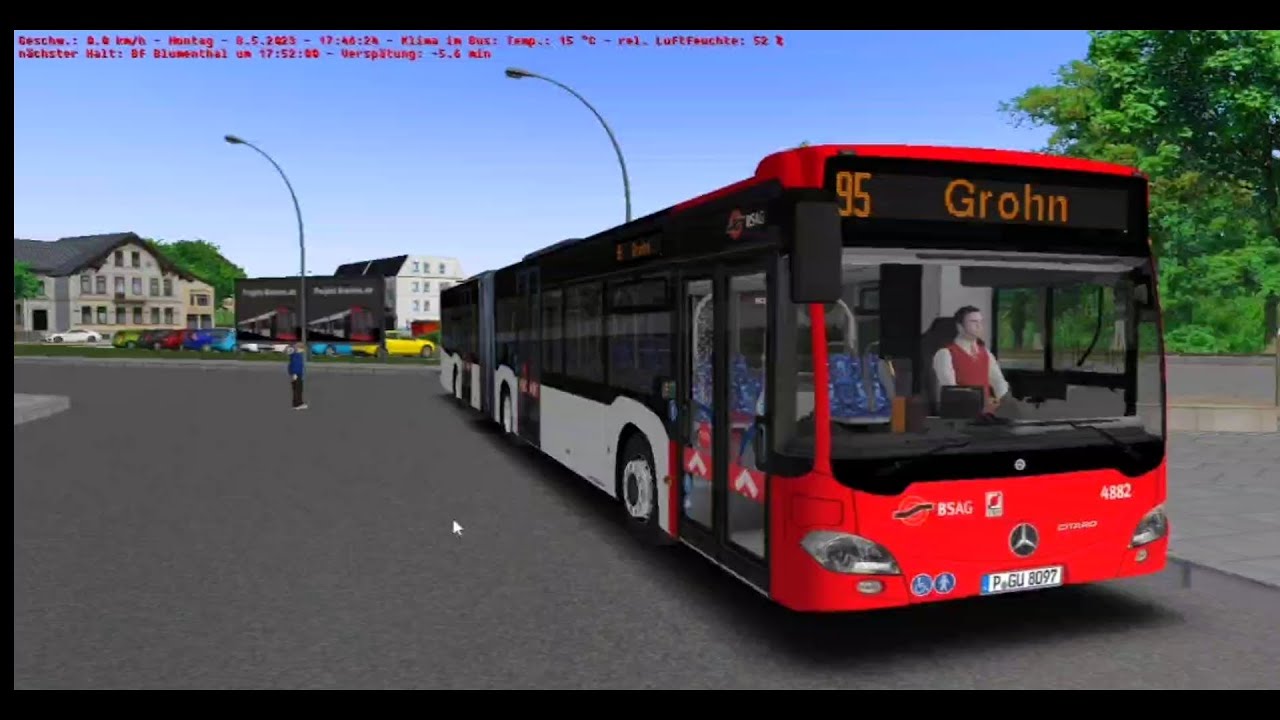 OMSI 2: Bremen Nord Modern Linie 95 nach Grohn