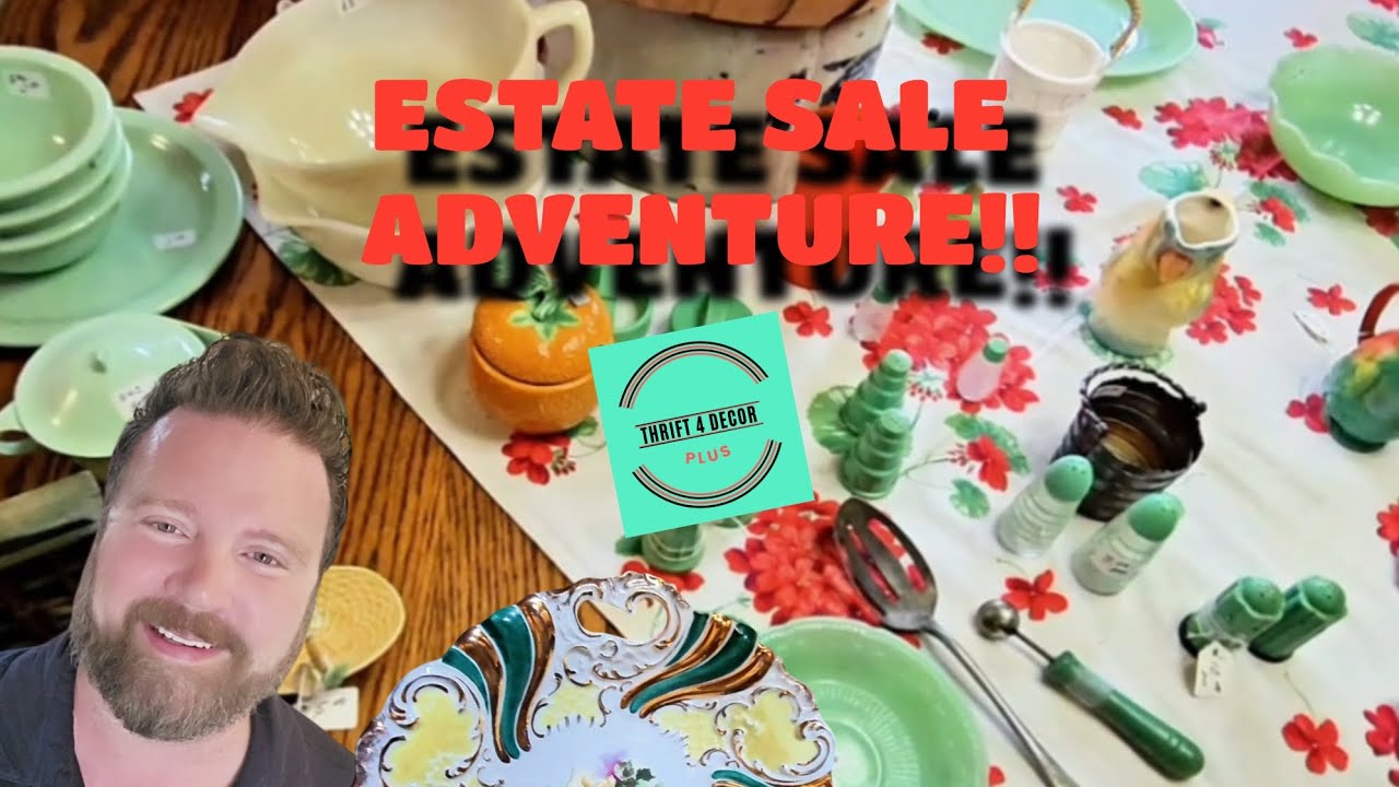 Estate sale ADVENTURE! #thrifting #shopping #homedecor #vintagestyle #antiques #midcentury #decor
