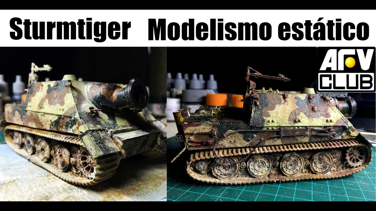 Sturmtiger AFV CLUB: 1/48 Scale - Modelismo estático.
