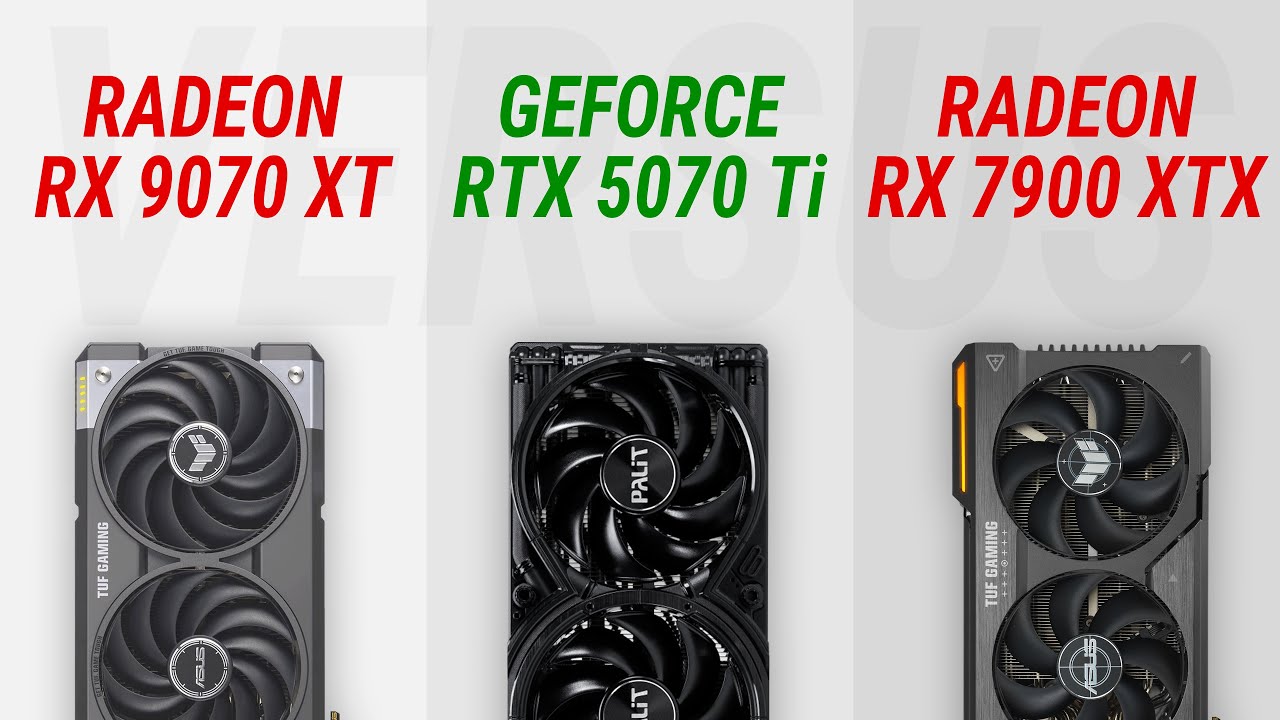 Radeon RX 9070 XT vs RX 7900 XTX vs RTX 5070 Ti: Test in 9 games at 1440p and 2160p