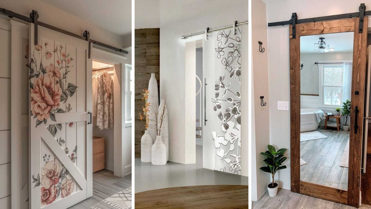 +177 iDEAS de PUERTAS CORREDIZAS VINTAGE perfectas para AHORRAR ESPACIO optimizando cada rincón