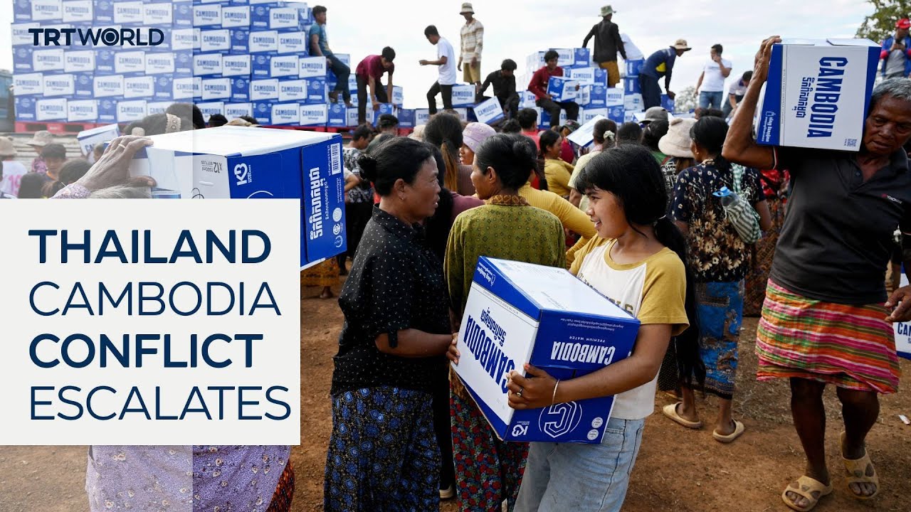 Thailand and Cambodia tensions surge as border fighting displaces civilians