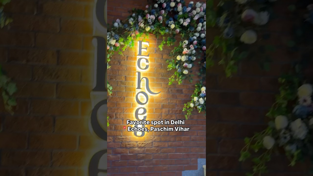 Echoes is now in paschim Vihar 😍😍😍 #delhi #ashortaday #foodie #youtubeshorts