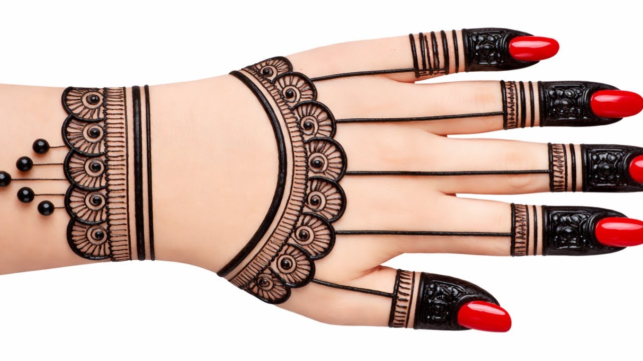 Simple Beautiful mehndi design front hand | Easy Mehndi designs | Mehandi ka design Mehndi |