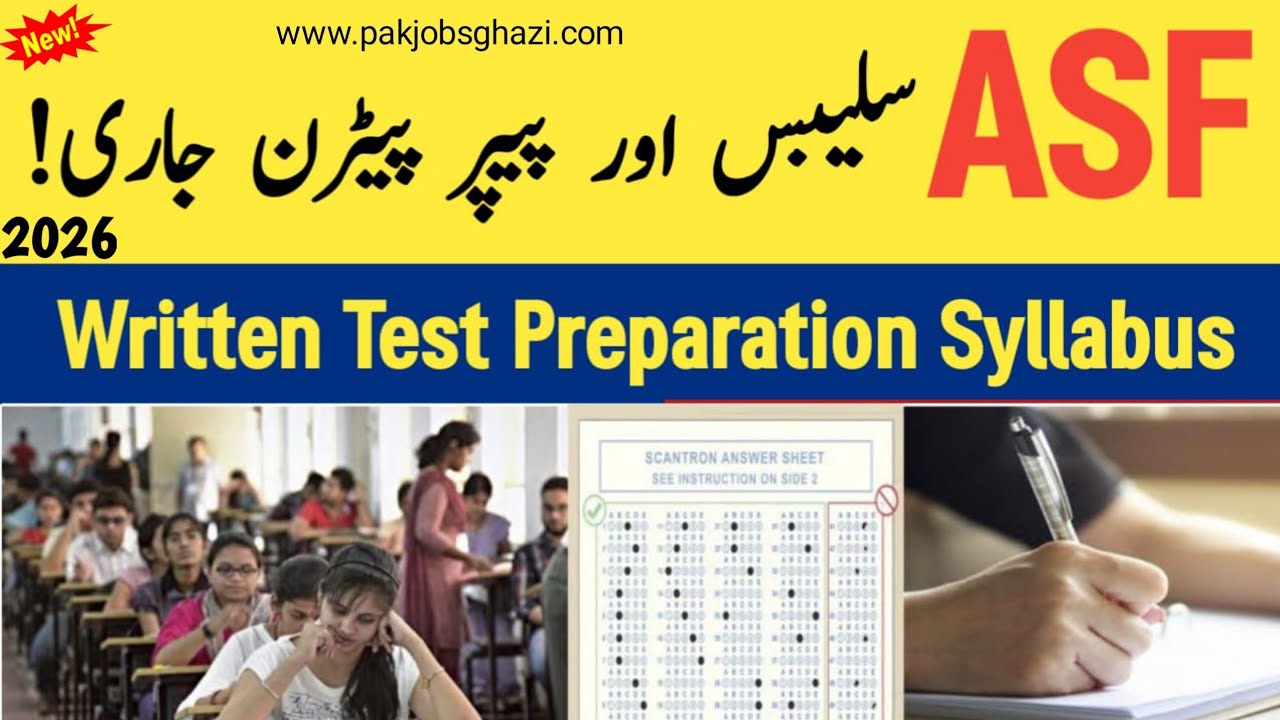 ASF Paper Pattern & Syllabus 2026 | Complete Written Test Guide for ASI & Corporal Etc