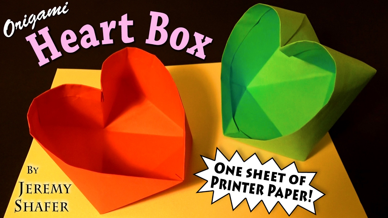 Origami Heart Box