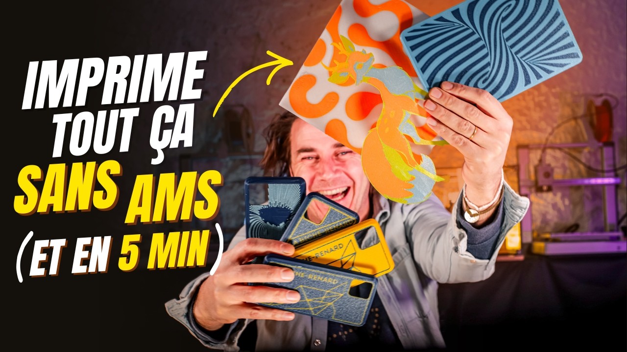 MULTICOULEUR EN IMPRESSION 3D : OUBLIEZ L'AMS