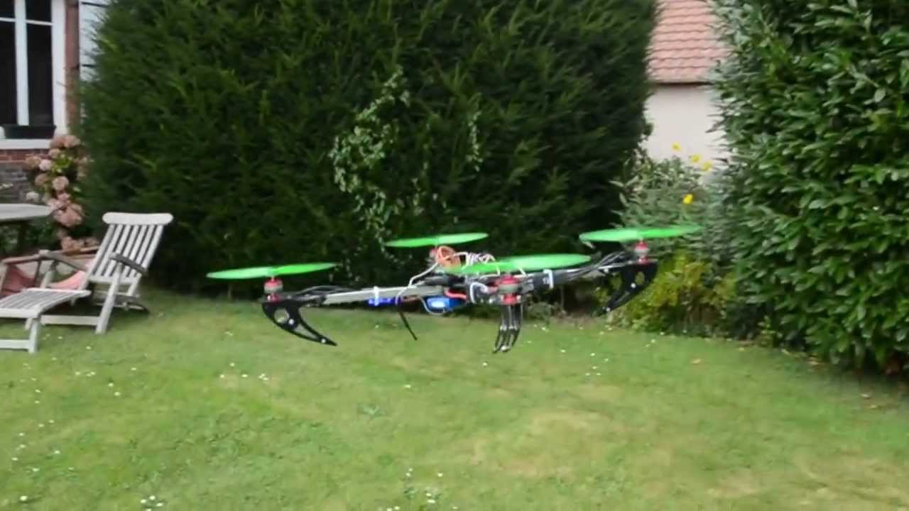 First tests with QuadCopter KK2.0