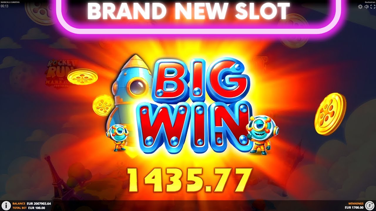 Rocketrun (Mancala Gaming) — New Futuristic Slot | 20,000× Max Win & Crash Bonus