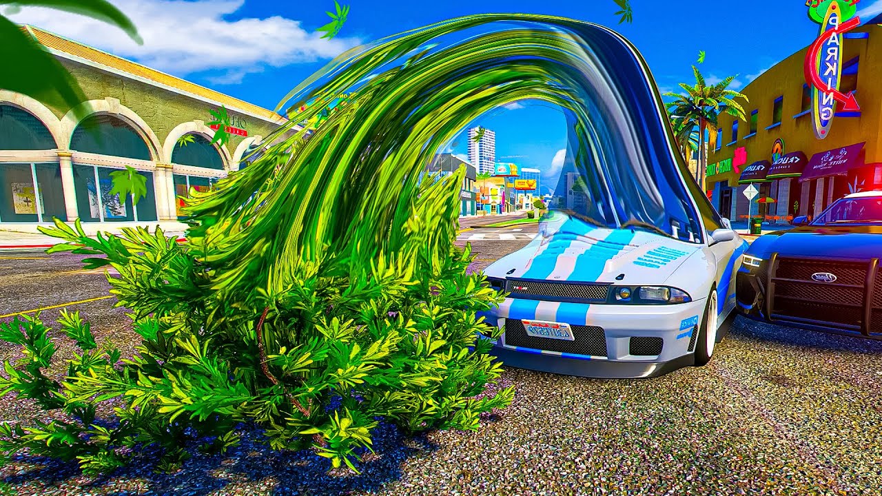 Shapeshifting Plant Car In GTA 5 RP
