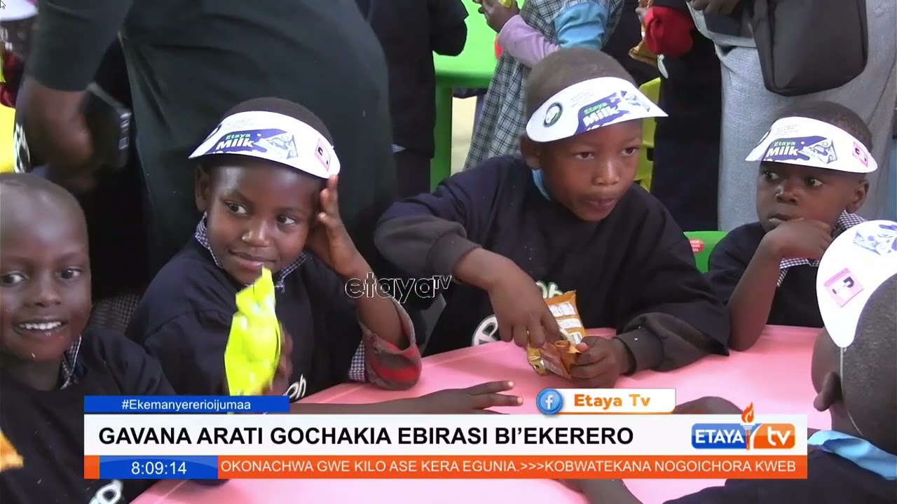 Governor Simba Arati commissions Riangabi Primary smart ECDE classroom