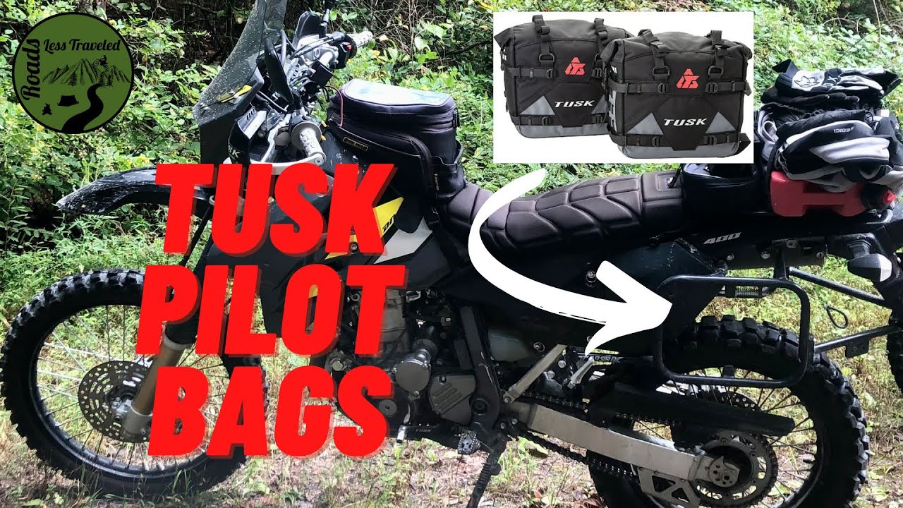 Tusk Pilot Bag Install and DRZ Walk Through