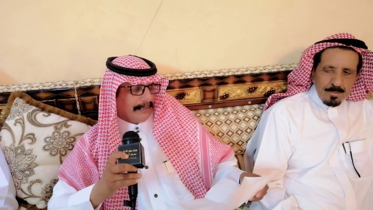 زيارة الشاعر عبيد رجا الخياري  والأستاذ سعود رزقان الخياري للشاعر على عبدان  الخياري بديوانه بحائل