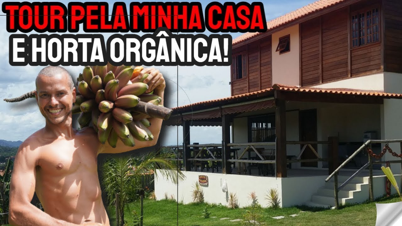 TOUR MINHA CASA NOVA NO CAMPO PARAÍSO JARDIM E DIETA DO ÉDEN