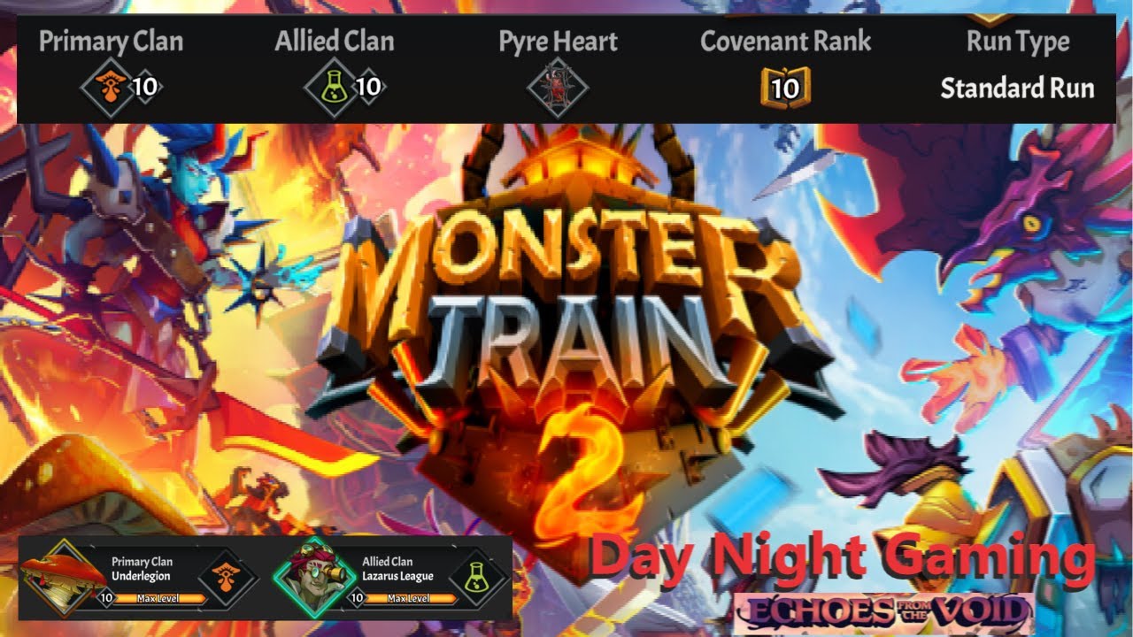 Monster Train 2 - Covenant Rank 10 - Underlegion with Lazarus League - Titan Run