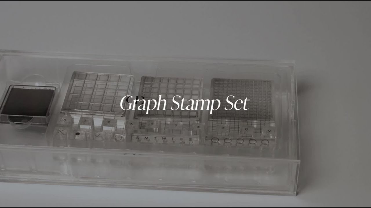 How To Use Our Acrylic Graph Stamp Set | Cloth & Paper