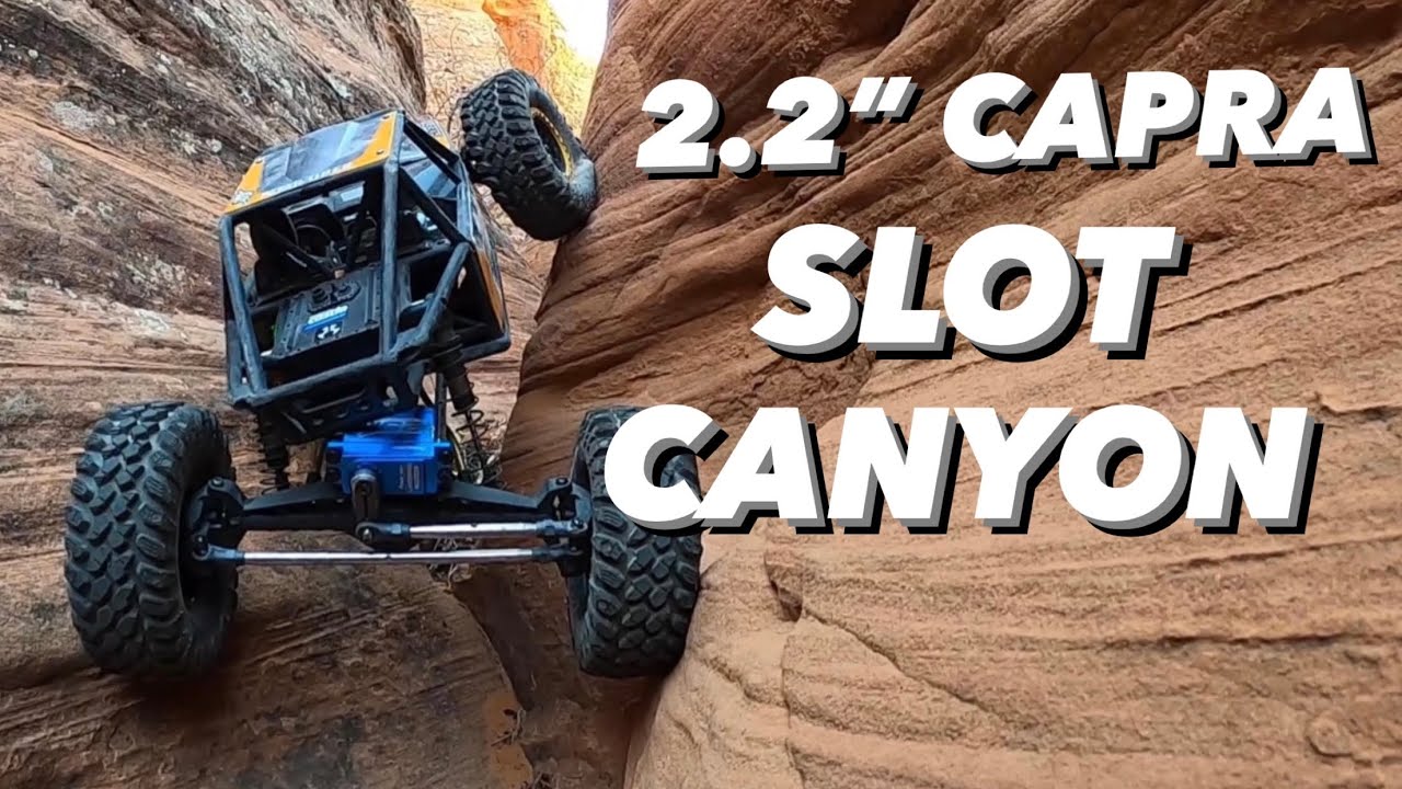 Axial Capra 4WS Slot Canyon Crawling!