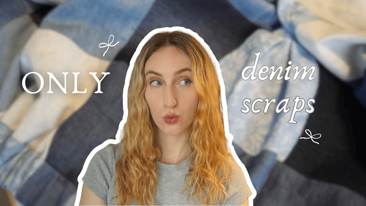 Turning a viral shirt pattern into a denim patchwork jacket