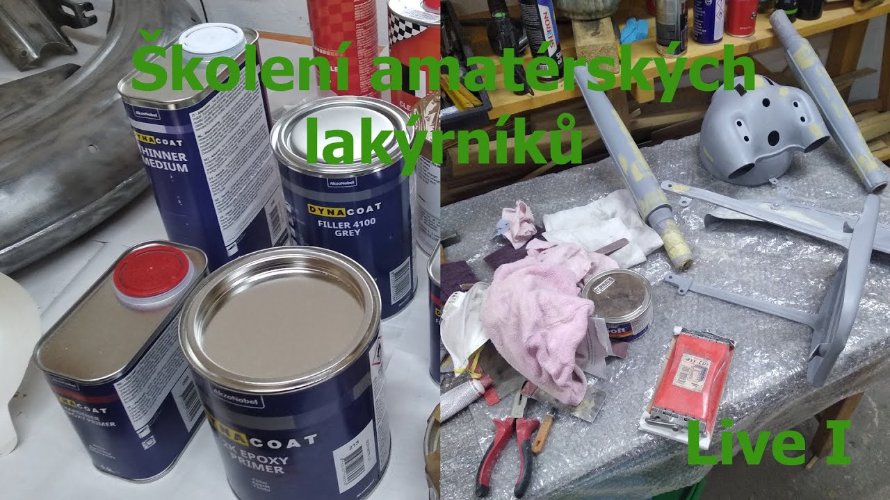 Školení amatérských lakýrníků I - Základová barva a tmelení lakování je práce jako každá jiná