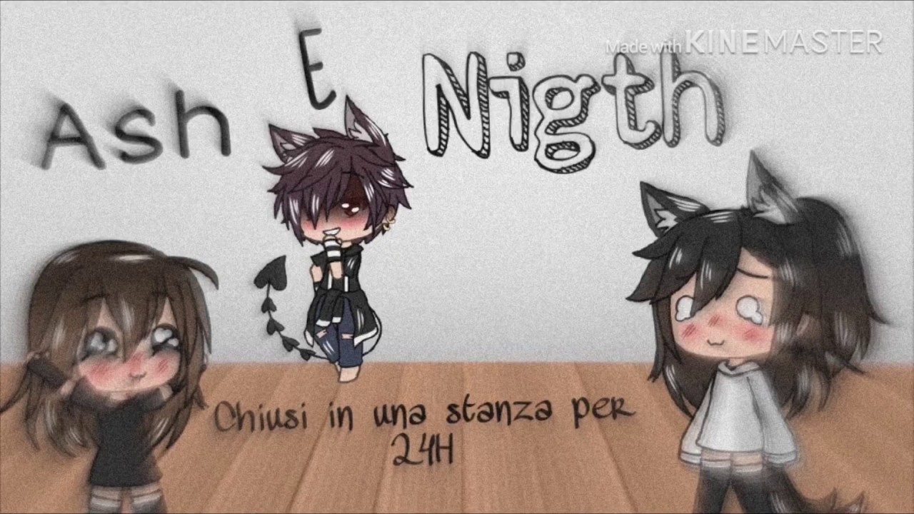 Ash e Nigth chiusi in una stanza per 24H 😂😏❤️//Gacha life //