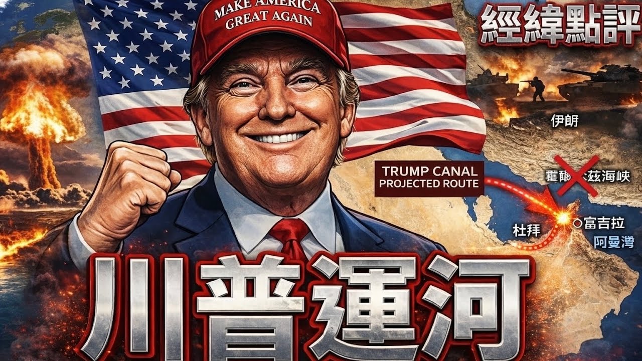 【經緯點評】最新消息！核彈挖運河？美國真的想繞開伊朗！ David&rsquo;s Show 2026/04/06