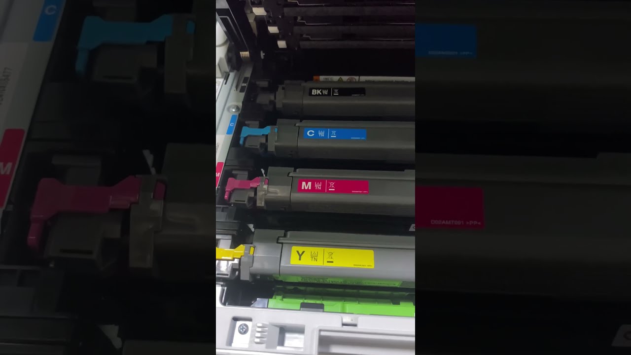 Brother DCP-L3560cdw printer toner remove#short #how