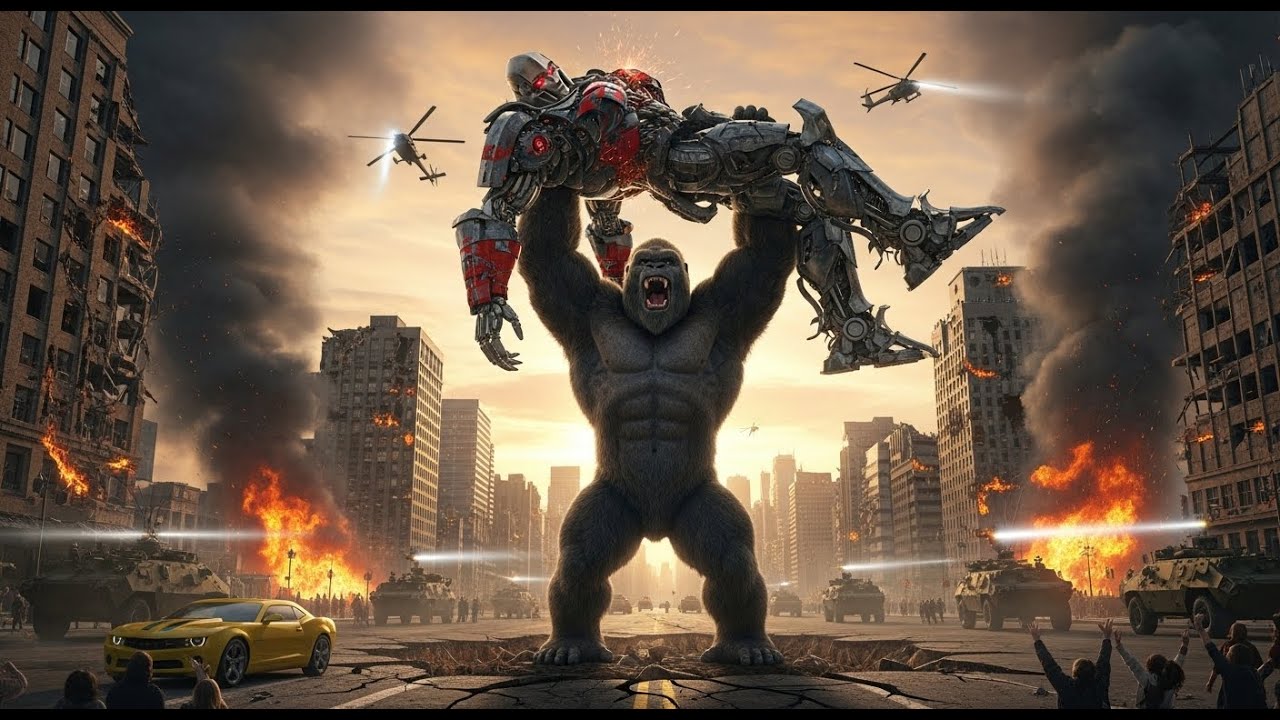 KING KONG vs MEGATRON Battle for Earth | Greatest Fight
