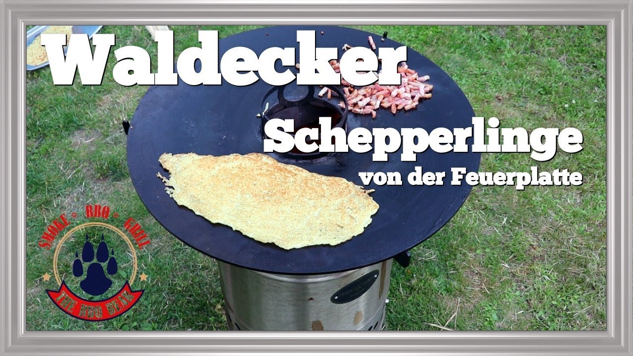 Ofenkuchen von der Feuerplatte / Waldecker Schepperlinge  |The BBQ Bear | [Deutsch]