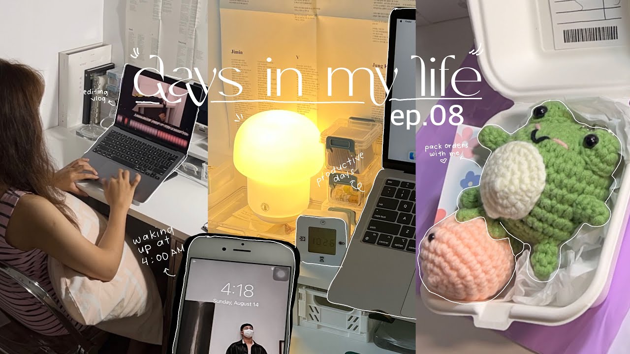 days in my life ep.08 🌱 ft. waking up at 4:00am, business owner/college student, me time, etc.