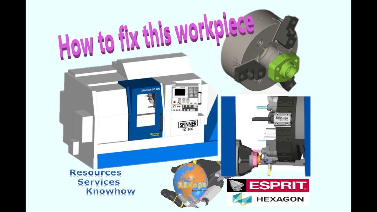HOW TO FIX WORKPIECE _on Mill-Turn SPINNER TC600