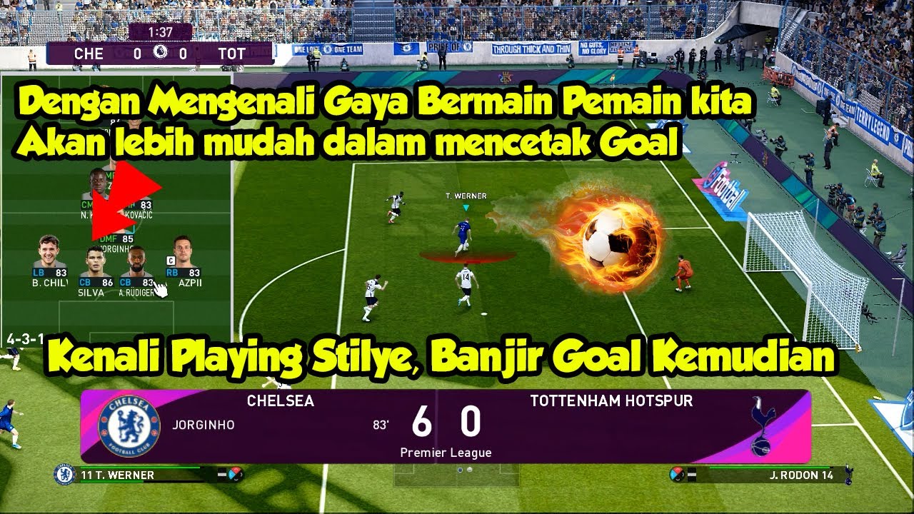 PES 2021 | Formasi Banjir Goal Chelsea FC